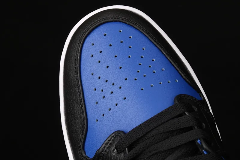 All categories Air Jordan Jordan series basketball shoes Air Jordan 1 Mid Air Jordan 1 Mid AJ1 Joe 1 black and blue China basketball shoes 554724-077